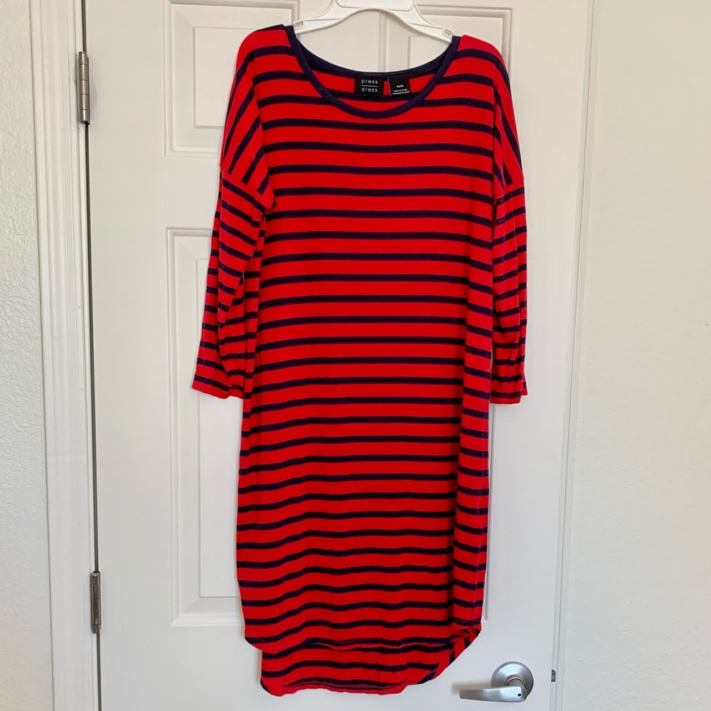 Striped Shift Dress